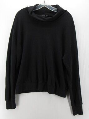 James Perse Sweater 2 Standard Pullover Cowl Neck Supima Medium *